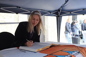 Empfang der Europacup-Siegerinnen in Bad Langensalza