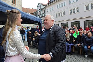 Empfang der Europacup-Siegerinnen in Bad Langensalza