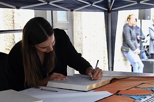 Empfang der Europacup-Siegerinnen in Bad Langensalza