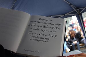 Empfang der Europacup-Siegerinnen in Bad Langensalza
