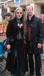 Peter Blei beim "WGT" in Leipzig