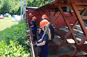 Zeltlager der Jugendfeuerwehr