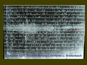 Leinefelde und Breitenbach k&ouml;nnen auf eine lange und bewegte Geschichte zur&uuml;ckblicken
