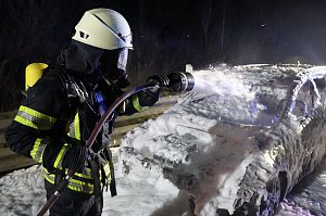 Einsatz auf der Autobahn