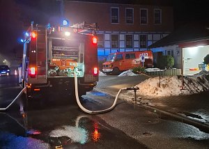 Feuerwehr bei den L&ouml;scharbeiten