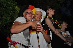 Public Viewing auf den Petersberg