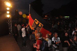 Public Viewing auf den Petersberg
