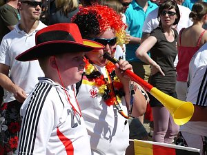 WM-Stimmung auf dem Berg