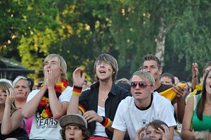 Public Viewing auf den Petersberg