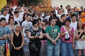Public Viewing auf den Petersberg