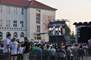 Public Viewing auf den Petersberg