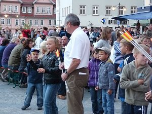 Athletenpr&auml;sentation des 15. Sparkassenmeetings 