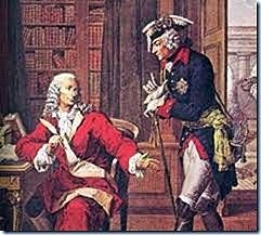 Bild: Friedrich und Voltaire 