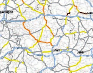 Bild: Betroffen sind vor allem die B 4 und die B 247