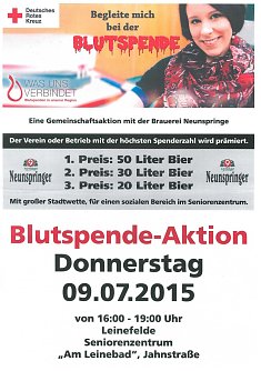 Blutspendeaktion (Foto: DRK)