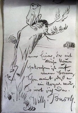 Bild: Brief von Wilhelm Busch