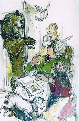 Zeichnung von Eva Groh (Foto: Archiv Kneffel)