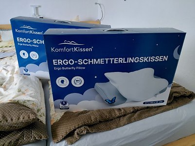 Ergonomische Schmetterlingskissen (Foto: )