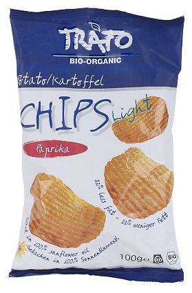 Bild: Trafo Bio-Organic: Sie schmeckten alt, bitter und dumpf. Auf den Chips waren schwarze, verkohlte Kartoffelpartikel