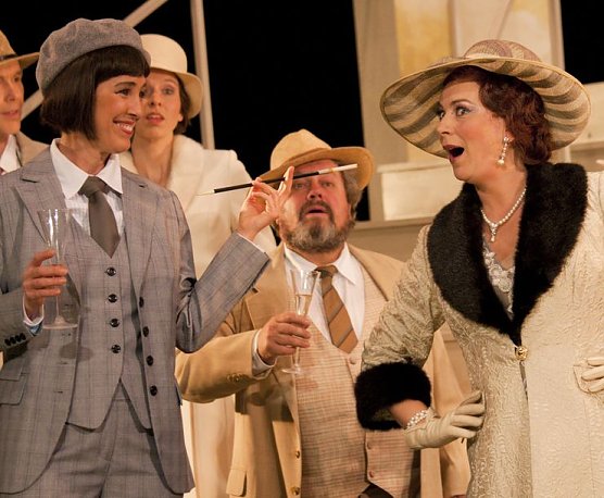 Die Gräfin gibt sich die Ehre (Foto: R. Obst) Die Gräfin gibt sich die Ehre (Foto: R. Obst)