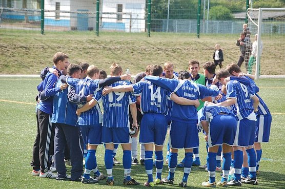 Jubel nach dem Aufstieg (Foto: Wacker Nordhausen)