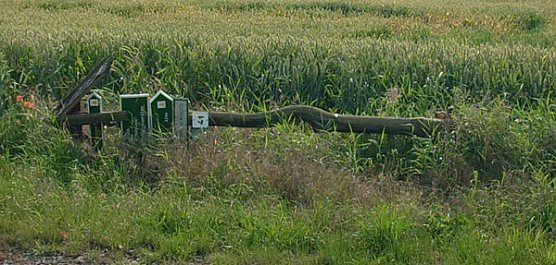 Sperre am Heringer Weg (Foto: Karl-Heinz Herrmann)