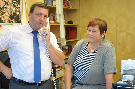 Telefonsprechstunde (Foto: Grund)