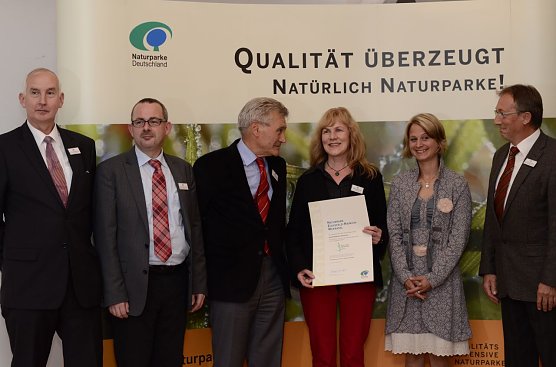 Auszeichnung f&uuml;r Naturpark (Foto: Naturparkverwaltung)