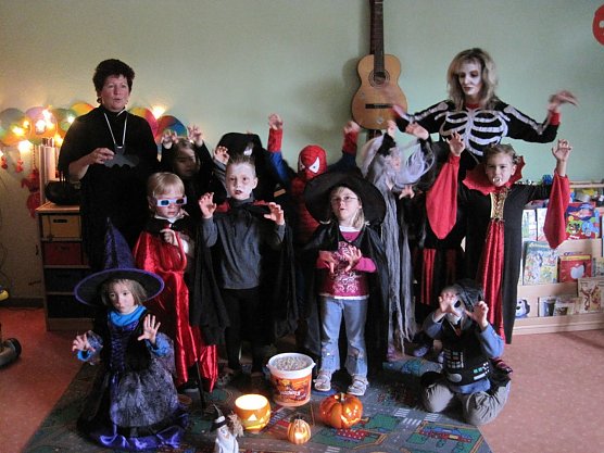 Halloween im AWO-Kindergarten (Foto: Louise Bru&szlig;)