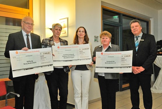 Scheckübergabe in Worbis (Foto: Gerold Grimm) Scheckübergabe in Worbis (Foto: Gerold Grimm)