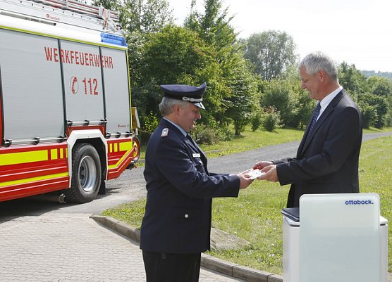 Schlüsselübergabe (Foto: Ottobock) Schlüsselübergabe (Foto: Ottobock)