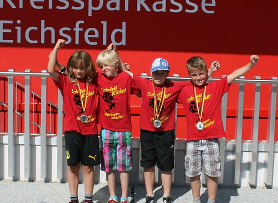 Freude bei den Eichsfeld-Kickern (Foto: KSK Eichsfeld)