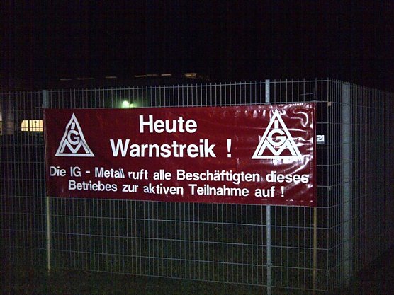 Warnstreik (Foto: IG Metall) Warnstreik (Foto: IG Metall)