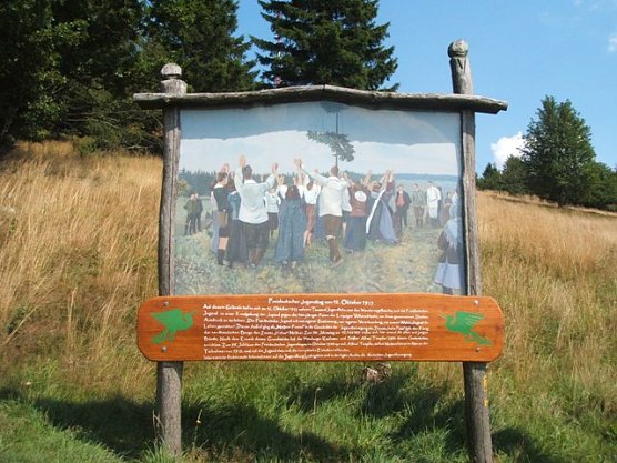 Infotafel Jugendbewegung (Foto: Anett Reyer-G&uuml;nther)