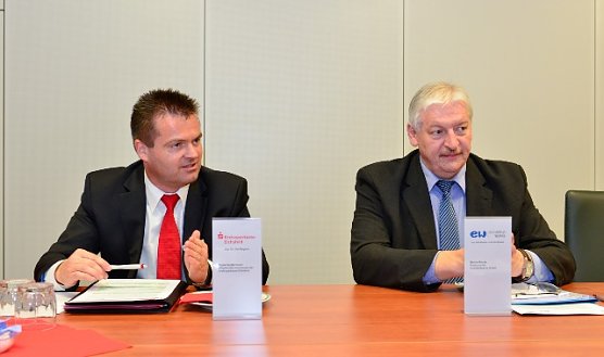 Gespr&auml;chsrunde Sparkasse (Foto: Kreissparkasse)
