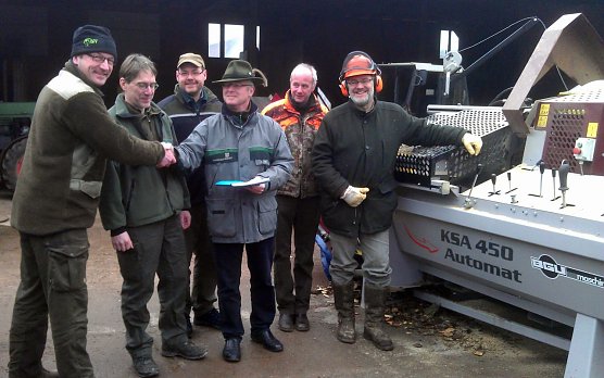 &Uuml;bergeben (Foto: privat)