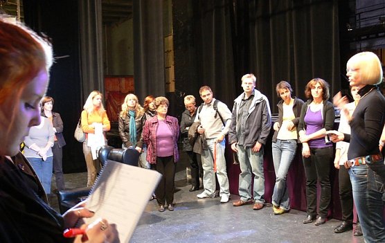 Lehrer im Theater (Foto: K&uuml;hn)