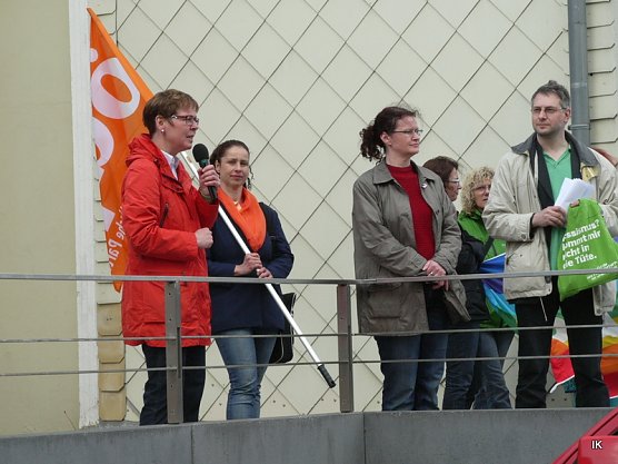 Protest gegen Neonazis (Foto: Ilka K&uuml;hn)
