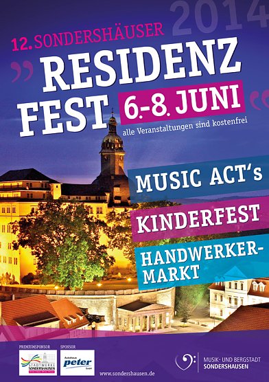 Residenzfest Sondershausen im Zeichen junger Leute (Foto: Stadt Sondershausen) Residenzfest Sondershausen im Zeichen junger Leute (Foto: Stadt Sondershausen)