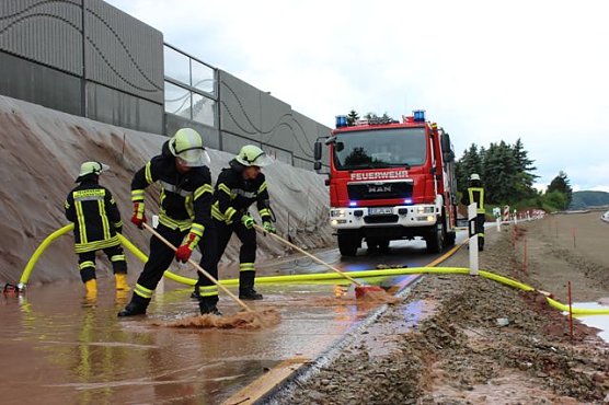 Unwetter (Foto: Feuerwehr Heiligenstadt)