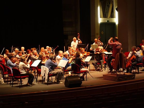 Probe Rotary Orchester (Foto: Ilka Kühn) Probe Rotary Orchester (Foto: Ilka Kühn)