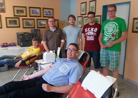 Blutspende in Birkungen (Foto: Michael Apel)