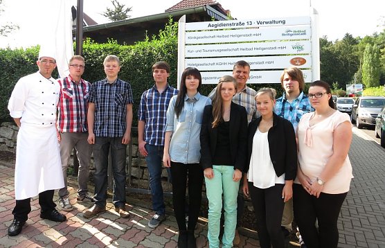 Neue Azubis Klinikgesellschaft (Foto: Patrick M&auml;rtens)