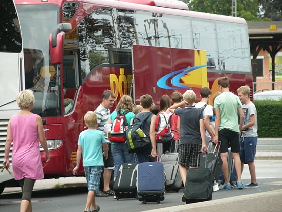 Abreise der Ministranten (Foto: Ilka Kühn) Abreise der Ministranten (Foto: Ilka Kühn)