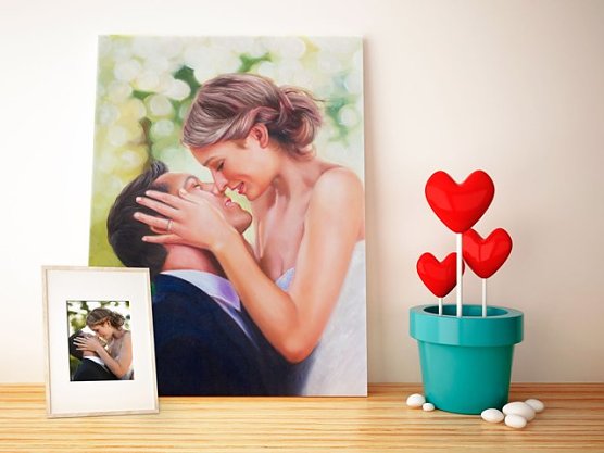 Vom Foto zum Gemälde (Foto: yourPainting) Vom Foto zum Gemälde (Foto: yourPainting)