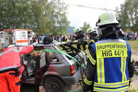 Übung (Foto: Feuerwehr Heiligenstadt) Übung (Foto: Feuerwehr Heiligenstadt)