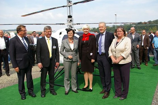 Hubschrauberpr&auml;sentation (Foto: Ilka K&uuml;hn)