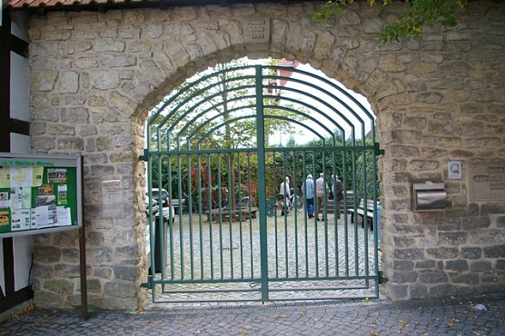 Verschlossenes Tor (Foto: Ilka K&uuml;hn)