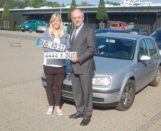 4444. Kennzeichen DUD (Foto: Barbara Otto)