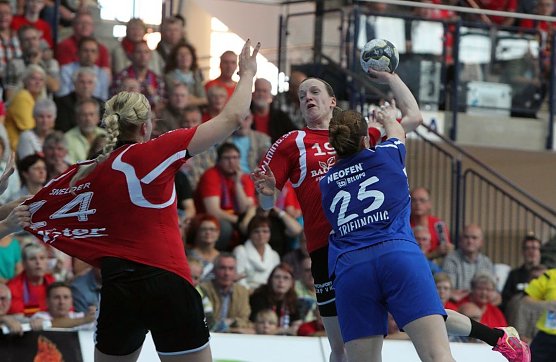 Eine St&uuml;tze des Team: Katrin Engel (19) (Foto: Ch. Keil)